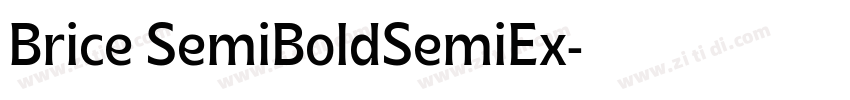 Brice SemiBoldSemiEx字体转换
